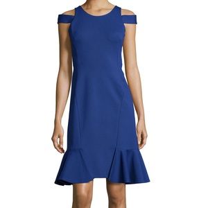 Rebecca Taylor Cold Shoulder Sheath Dress Size 4
